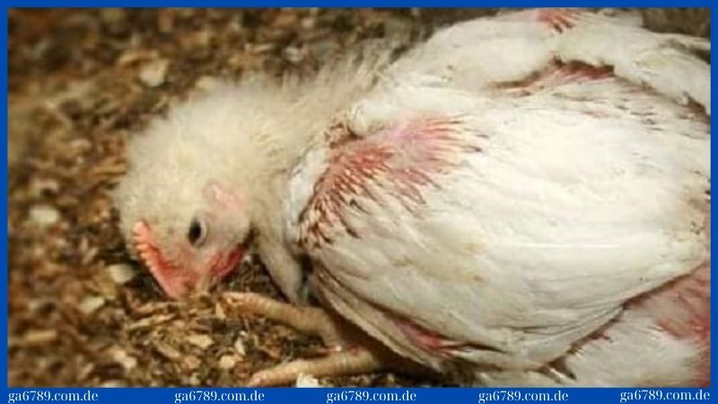 Triệu chứng của gà khi bị mắc bệnh thương hàn